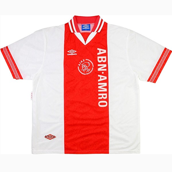 Tailandia Camiseta Ajax Primera equipo Retro 1994 1995 Rojo Blanco